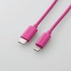 ELECOM USB C-Lightningケーブル/スタンダード/1.0m/ピンク USB C-Lightningケーブル/スタンダード/1.0m/ピンク MPA-CL10PN 画像1