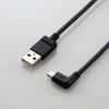 ELECOM カメラ接続用L字USBケーブル(micro-Bタイプ) カメラ接続用L字USBケーブル(micro-Bタイプ) DGW-AMBR20BK 画像1