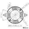 パナソニック 【在庫限り】引掛埋込ローゼット フル端子 6A・125V 送り端子付 ミルキーホワイト 引掛埋込ローゼット フル端子 6A・125V 送り端子付 ミルキーホワイト WG6000WK01 画像3