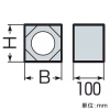 未来工業 レジンブロックコネクタ 壁厚100mm用 1条用 適合カクフレキ81 KFERB-81-1