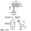 遠藤照明 LEDスポットライト 防湿・防雨形 フレンジタイプ D90タイプ 12V IRCミニハロゲン球50W相当 中角配光 非調光 電球色(3000K) シルバーメタリック LEDスポットライト 防湿・防雨形 フレンジタイプ D90タイプ 12V IRCミニハロゲン球50W相当 中角配光 非調光 電球色(3000K) シルバーメタリック ERS5264SA 画像2