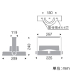 遠藤照明 耐塩軽量フラッドライト 高天井用 防湿・防雨形 16500TYPE メタルハライドランプ400W相当 超広角配光 非調光 昼白色 耐塩軽量フラッドライト 高天井用 防湿・防雨形 16500TYPE メタルハライドランプ400W相当 超広角配光 非調光 昼白色 ERS6378SA 画像2