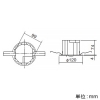 遠藤照明 LED非常用照明器具 埋込型 低天井用(〜3m) 埋込穴φ100mm 自己点検機能付 昼白色 ホワイト LED非常用照明器具 埋込型 低天井用(〜3m) 埋込穴φ100mm 自己点検機能付 昼白色 ホワイト EHL54012WB 画像3