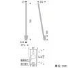 遠藤照明 【受注生産品】LEDブラケットライト フレンジタイプ 白熱球50W形相当 非調光 電球色 【受注生産品】LEDブラケットライト フレンジタイプ 白熱球50W形相当 非調光 電球色 ERB6486W 画像2