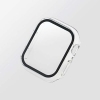 ELECOM Apple Watch41mm用フルカバーケース プレミアムガラス セラ AW-21BFCGCCR