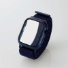 ELECOM Apple Watch45mm用フルカバーケース ファブリックバンド Apple Watch45mm用フルカバーケース ファブリックバンド AW-21ABCFBNV 画像1