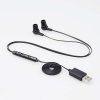ELECOM ヘッドセット 有線 USB-A マイク ミュートスイッチ付 ヘッドセット 有線 USB-A マイク ミュートスイッチ付 HS-EP17UBK 画像4
