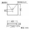遠藤照明 LEDスクエアベースライト 埋込型 白ルーバ形 450シリーズ 7500lmタイプ FHP32W×4相当 非調光 昼白色 電源内蔵 LEDスクエアベースライト 埋込型 白ルーバ形 450シリーズ 7500lmタイプ FHP32W×4相当 非調光 昼白色 電源内蔵 ERK9060W+RAD-416NB*4 画像2