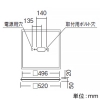 遠藤照明 LEDスクエアベースライト 埋込/直付兼用 下面開放形 Cチャンネル回避型 450シリーズ 7500lmタイプ FHP32W×4相当 非調光 昼白色 電源内蔵 LEDスクエアベースライト 埋込/直付兼用 下面開放形 Cチャンネル回避型 450シリーズ 7500lmタイプ FHP32W×4相当 非調光 昼白色 電源内蔵 ERK9066W+RAD-416NB*4 画像2