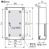 パナソニック 盤用キャビネット 屋内用 NE型 露出形 木製基板付 フカサ100mmタイプ 有効フカサ70mm 片扉 ヨコ250×タテ350mm 盤用キャビネット 屋内用 NE型 露出形 木製基板付 フカサ100mmタイプ 有効フカサ70mm 片扉 ヨコ250×タテ350mm BON253510VK 画像2