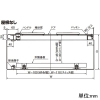 パナソニック 【受注生産品】引込開閉器盤用キャビネット 1扉タイプ 屋外用 屋根なし 木製基板付 全電力管内用 WHMスペース2窓 ヨコ600×タテ1400mm 【受注生産品】引込開閉器盤用キャビネット 1扉タイプ 屋外用 屋根なし 木製基板付 全電力管内用 WHMスペース2窓 ヨコ600×タテ1400mm BOP826101VW 画像3