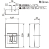 パナソニック 分電盤 プラスばん IH専用回路搭載 2回路+2回路スペース 盤定格50A 分電盤 プラスばん IH専用回路搭載 2回路+2回路スペース 盤定格50A BQNE223K 画像2