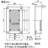 パナソニック 【受注生産品】盤用キャビネット 屋内用 NE型 埋込形 木製基板付 フカサ100mmタイプ 有効フカサ70mm 片扉 ヨコ300×タテ500mm 【受注生産品】盤用キャビネット 屋内用 NE型 埋込形 木製基板付 フカサ100mmタイプ 有効フカサ70mm 片扉 ヨコ300×タテ500mm BONF3510VK 画像2