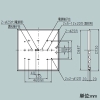 日立 一体形LEDベース器具 直付・埋込兼用形 埋込穴690mm角 スクエアタイプ 下面開放形 初期照度補正・連続調光兼用形 FHP45形×4灯器具相当 昼光色 一体形LEDベース器具 直付・埋込兼用形 埋込穴690mm角 スクエアタイプ 下面開放形 初期照度補正・連続調光兼用形 FHP45形×4灯器具相当 昼光色 NE454AD-JZU14A 画像2