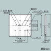 日立 【受注生産品】一体形LEDベース器具 直付・埋込兼用形 埋込穴690mm角 スクエアタイプ ルーバ付 初期照度補正・連続調光兼用形 FHP45形×4灯器具相当 昼光色 【受注生産品】一体形LEDベース器具 直付・埋込兼用形 埋込穴690mm角 スクエアタイプ ルーバ付 初期照度補正・連続調光兼用形 FHP45形×4灯器具相当 昼光色 NLE454AD-JZU14A 画像2