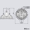 日立 高天井用LEDランプ アームタイプ 特殊環境対応 屋外形 塩害対応 水銀ランプ400クラス 固定出力形 広角 昼白色 高天井用LEDランプ アームタイプ 特殊環境対応 屋外形 塩害対応 水銀ランプ400クラス 固定出力形 広角 昼白色 RBME16CMNC1 画像2