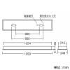 遠藤照明 【受注生産品】直管形LEDベースライト 《LEDZ TUBE T8》 40Wタイプ 埋込型 アルミルーバ形2灯用 W220 ホワイトチューブユニットタイプ エコノミー 2500lmタイプ Hf32W定格出力型器具相当 非調光 昼アルミ色 【受注生産品】直管形LEDベースライト 《LEDZ TUBE T8》 40Wタイプ 埋込型 アルミルーバ形2灯用 W220 ホワイトチューブユニットタイプ エコノミー 2500lmタイプ Hf32W定格出力型器具相当 非調光 昼アルミ色 ERK9085W+RAD-723N*2 画像2