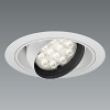 遠藤照明 LEDユニバーサルダウンライト 幅広枠タイプ 2400TYPE CDM-TC70W器具相当 埋込穴φ150mm 中角配光 非調光 温白色 ERD7341W+RX-359N