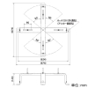 日晴金属 井戸ポンプ用架台 《ポンプキヤッチャー》 使用荷重50kg アーム長さ674mm 井戸ポンプ用架台 《ポンプキヤッチャー》 使用荷重50kg アーム長さ674mm WP-NX-M 画像2