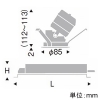 遠藤照明 LEDユニバーサルダウンライト 900TYPE 12Vφ50省電力ダイクロハロゲン球75W形50W器具相当 埋込穴φ75mm 中角配光 調光調色 昼光色〜電球色 鏡面マットコーン・白枠 LEDユニバーサルダウンライト 900TYPE 12Vφ50省電力ダイクロハロゲン球75W形50W器具相当 埋込穴φ75mm 中角配光 調光調色 昼光色〜電球色 鏡面マットコーン・白枠 ERD7596W+FX-432N 画像2