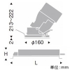 遠藤照明 LEDユニバーサルダウンライト グレアレス 3000TYPE CDM-T70W器具相当 埋込穴φ150mm 広角配光 非調光 温白色 LEDユニバーサルダウンライト グレアレス 3000TYPE CDM-T70W器具相当 埋込穴φ150mm 広角配光 非調光 温白色 ERD5425WA+RX-357N 画像2