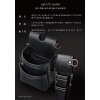 フジ矢 腰袋薄型2段(黒金)LIGHT PU LEATHER SERIES 腰袋薄型2段(黒金)LIGHT PU LEATHER SERIES AB-32BG 画像3