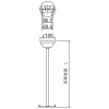 パナソニック 誘導灯用吊具丸型L=250 誘導灯吊具 丸タイプ 吊具全長L250mmタイプ FP01525C