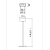 パナソニック 誘導灯用吊具角型L=250 誘導灯吊具 角タイプ 吊具全長L250mmタイプ FP01625C
