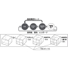 マキタ 充電式屋内・屋外兼用墨出し器 自動追尾タイプ おおがね・通り芯・ろく ダイレクトグリーン+高輝度 10.8Vスライド式 充電式屋内・屋外兼用墨出し器 自動追尾タイプ おおがね・通り芯・ろく ダイレクトグリーン+高輝度 10.8Vスライド式 SK313GDZ 画像3