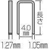 マキタ ステープル 鉄 4mmM線ステープル 無地 長さ28mm 5056本 ステープル 鉄 4mmM線ステープル 無地 長さ28mm 5056本 F-81071 画像2