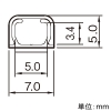 マサル工業 オプトモール 0号 1m ホワイト オプトモール 0号 1m ホワイト OFM02 画像2