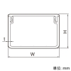 マサル工業 エムケーダクト 130×60型 1m グレー エムケーダクト 130×60型 1m グレー MD1361L10 画像2