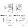 パナソニック 【生産完了品】LED投光器 小型タイプ 防噴流・耐塵型 水銀灯400形相当 広角配光 非調光 昼白色 シルバーメタリック LED投光器 小型タイプ 防噴流・耐塵型 水銀灯400形相当 広角配光 非調光 昼白色 シルバーメタリック NYS15340LE9 画像2