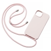 ELECOM ハイブリッドシリコンケース iPhone14Plus用 ショルダーストラップ付 ピンク ハイブリッドシリコンケース iPhone14Plus用 ショルダーストラップ付 ピンク PM-A22BSCSSPN 画像1