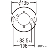 オーデリック LEDシャンデリア 高演色LED 白熱灯器具40W×3灯相当 LED電球シャンデリア球形 3灯 口金E17 電球色 LC連続調光タイプ LEDシャンデリア 高演色LED 白熱灯器具40W×3灯相当 LED電球シャンデリア球形 3灯 口金E17 電球色 LC連続調光タイプ OC257187LCR 画像2