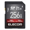 ELECOM SDXCメモリカード 256GB Class10 UHS-&#8545; U3 V60 データ復旧サービス付 MF-FS256GU23V6R