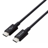 ELECOM USB2.0ケーブル TypeC-TypeC 長さ0.3m ブラック MPA-CCYS03NBK