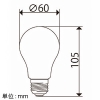 ビートソニック LED電球 一般電球タイプ 《The Bulb60》 点光源タイプ 口金E26 LED電球 一般電球タイプ 《The Bulb60》 点光源タイプ 口金E26 LDF109D 画像2