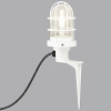 オーデリック LEDガーデンライト 防雨型 高演色LED 白熱灯器具40W相当 LED電球クリアミニクリプトン形 口金E17 電球色 プラグ付キャブタイヤケーブル5m オフホワイト OG043431LR