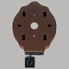オーデリック 人検知カメラ モード切替型 ベース型 絶縁台型 防雨型 壁面取付専用 鉄錆色 OA253484