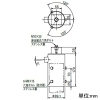 岩崎電気 1灯用ポールトップ用取付金具 ポール挿入寸法φ76.3×120mm LEDioc FLOOD NEOシリーズ用 ホワイト 1灯用ポールトップ用取付金具 ポール挿入寸法φ76.3×120mm LEDioc FLOOD NEOシリーズ用 ホワイト FA24/W 画像2