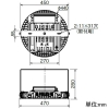 岩崎電気 LED高天井用照明器具 ≪LEDioc HIGH-BAY θ+≫ 屋内用 高温70℃対応形 130Wタイプ 水銀ランプ400W相当 広角タイプ 昼白色 電源ユニット一体形 クリアタイプ LED高天井用照明器具 ≪LEDioc HIGH-BAY θ+≫ 屋内用 高温70℃対応形 130Wタイプ 水銀ランプ400W相当 広角タイプ 昼白色 電源ユニット一体形 クリアタイプ EHWP13021W/NSAN9 画像2