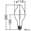 岩崎電気 セラミックメタルハライドランプ ≪FECセラルクスエースEX≫ 水平点灯形 180W FECスタータ内蔵形 BH形 拡散形 ラージバルブタイプ 白色 E39口金 セラミックメタルハライドランプ ≪FECセラルクスエースEX≫ 水平点灯形 180W FECスタータ内蔵形 BH形 拡散形 ラージバルブタイプ 白色 E39口金 M180FCLSH-WW/BH-L 画像2