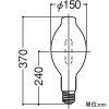 岩崎電気 メタルハライドランプ ≪FECマルチハイエース≫ 700W FECスタータ内蔵形 透明形 BD形 E39口金 メタルハライドランプ ≪FECマルチハイエース≫ 700W FECスタータ内蔵形 透明形 BD形 E39口金 M700LS/BD 画像2