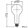 岩崎電気 白熱電球 防爆形照明器具用 110V 200W E26口金 白熱電球 防爆形照明器具用 110V 200W E26口金 BB110V200W 画像2