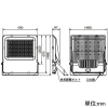 岩崎電気 LED投光器 ≪LEDioc FLOOD RESQ≫ 屋外・屋内用 300Wタイプ メタルハライドランプ1000W相当 中角タイプ 昼白色 ラバーシースケーブル1500mm LED投光器 ≪LEDioc FLOOD RESQ≫ 屋外・屋内用 300Wタイプ メタルハライドランプ1000W相当 中角タイプ 昼白色 ラバーシースケーブル1500mm E30044M/NSAN9/BK 画像2