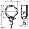 岩崎電気 LED投光器 ≪LEDioc FLOOD LUNT≫ 屋外・屋内用 33Wタイプ セルフバラスト水銀ランプ300W相当 中角タイプ 電球色 ブラック LED投光器 ≪LEDioc FLOOD LUNT≫ 屋外・屋内用 33Wタイプ セルフバラスト水銀ランプ300W相当 中角タイプ 電球色 ブラック E30015M/LSAN9/BK 画像2