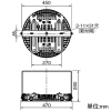 岩崎電気 【受注生産品】LED高天井用照明器具 ≪LEDioc HIGH-BAY θ+≫ 屋内用 高温80℃対応形 130Wタイプ 水銀ランプ400W相当 広角タイプ 昼白色 電源ユニット別置形 クリアタイプ 【受注生産品】LED高天井用照明器具 ≪LEDioc HIGH-BAY θ+≫ 屋内用 高温80℃対応形 130Wタイプ 水銀ランプ400W相当 広角タイプ 昼白色 電源ユニット別置形 クリアタイプ EHWP13017W/NSAN9 画像2