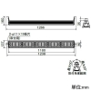 岩崎電気 LED高天井用照明器具 ≪LEDioc DEPOLINER≫ 屋内・軒下用 150Wタイプ メタルハライドランプ400W相当 横長配光 昼白色 電源ユニット内蔵形 LED高天井用照明器具 ≪LEDioc DEPOLINER≫ 屋内・軒下用 150Wタイプ メタルハライドランプ400W相当 横長配光 昼白色 電源ユニット内蔵形 ELBW15001W/NSAN9/BK 画像2