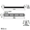 岩崎電気 LED高天井用照明器具 ≪LEDioc DEPOLINER≫ 屋内・軒下用 120Wタイプ 水銀ランプ400W相当 丸形配光 昼白色 電源ユニット内蔵形 LED高天井用照明器具 ≪LEDioc DEPOLINER≫ 屋内・軒下用 120Wタイプ 水銀ランプ400W相当 丸形配光 昼白色 電源ユニット内蔵形 ELBW12001C/NSAN9/BK 画像2